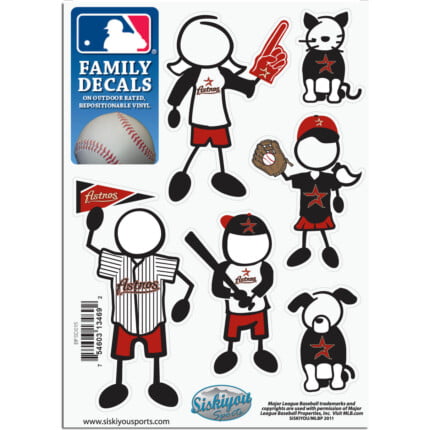 Astros Stick Family Decal Pack