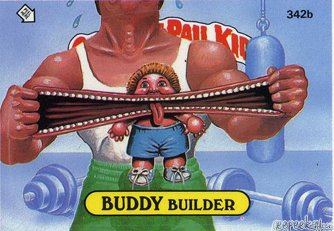 BUDDY Builder Funny Sticker Name Decal