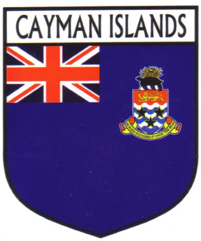 Cayman Islands Flag Crest Decal Sticker
