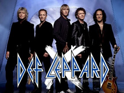 Def Leppard Color Band Sticker