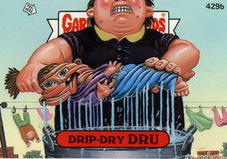 Drip Dry DRU Funny Sticker Name Decal