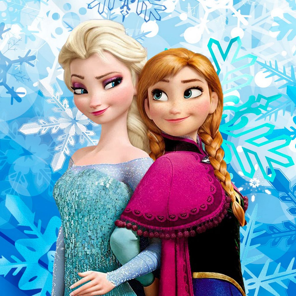 JOLEES Pegatinas de Frozen de Disney-Anna y Elsa