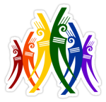 gay and straight alliance sticker