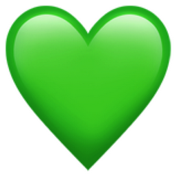 green-heart emoji