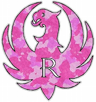 Gun Logo R - Camo Pink