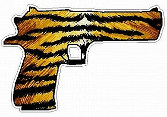 HAND GUN FILLS skin tiger