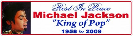 Michael Jackson Memory Sticker F