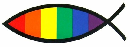 Pride Flag Fish Sticker