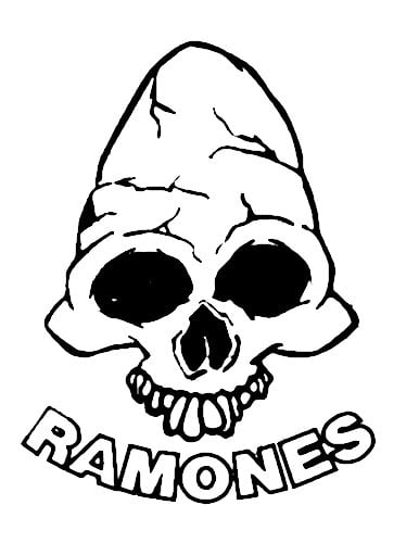 Ramones Skull Band Vinyl Decal Stickers