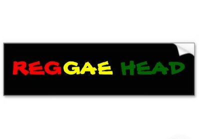 Rasta and Reggae Bumper Stickers 09