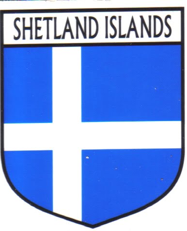 Shetland Islands Flag Crest Decal Sticker
