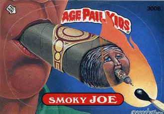 Smokey JOE Funny Decal Name Sticker