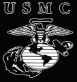 USMC Logo Diecut Decal Sticker