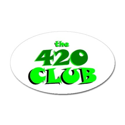 420 Club Sticker