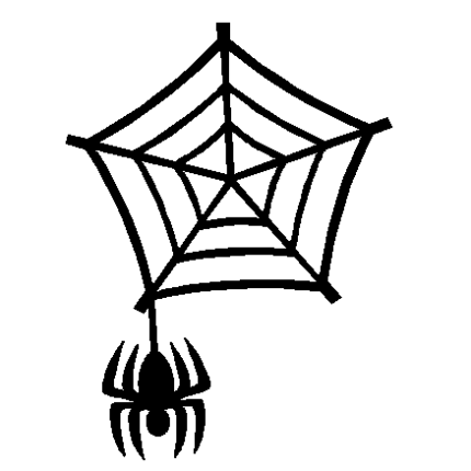 Spider Web decal