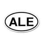 Ale oval Decal
