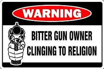 Bitter Gun Owner Funny Warning Sticker Set