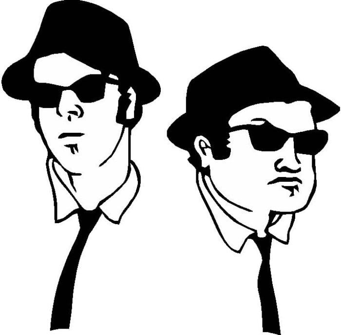 Blues Brothers Decal