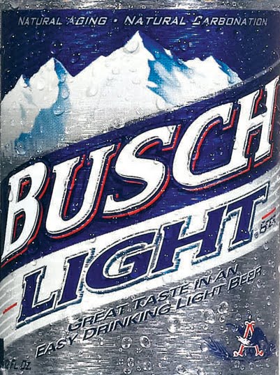 Busch Light Label Decal Sticker