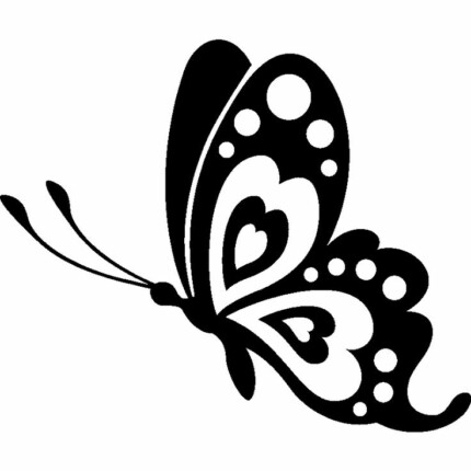 butterfly decal 0668