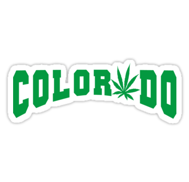 colorado weed sticker