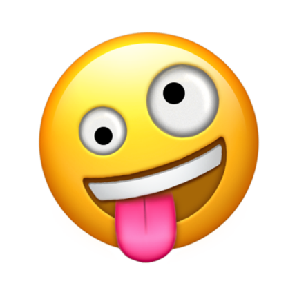 crazy silly emoji