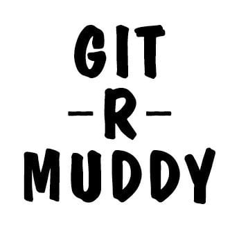 Git-R-Muddy Truck 4x4 Vinyl Auto Decal