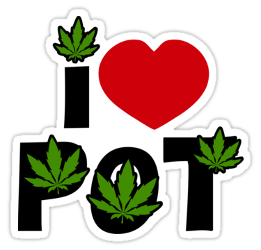 I Love Pot Stickers by Marijuana