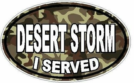 I Served Desert Storm FILLS Camo Brown