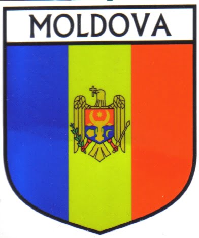 Moldova Flag Crest Decal Sticker