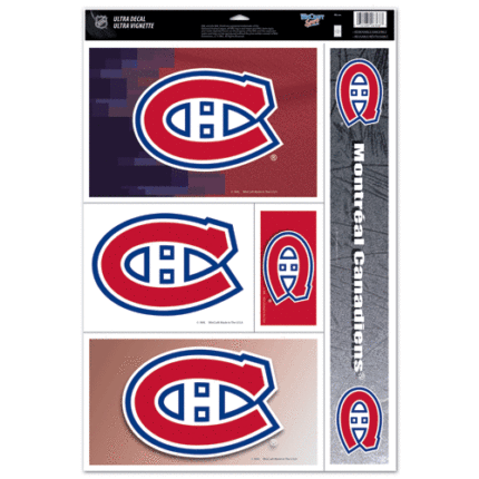 montreal canadiens multi pack decal pack