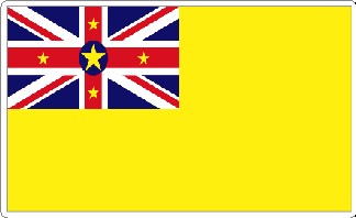 Niue Flag Sticker