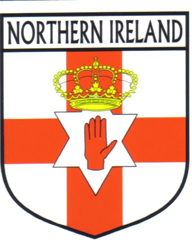 Northern Ireland Flag Crest Decal Sticker