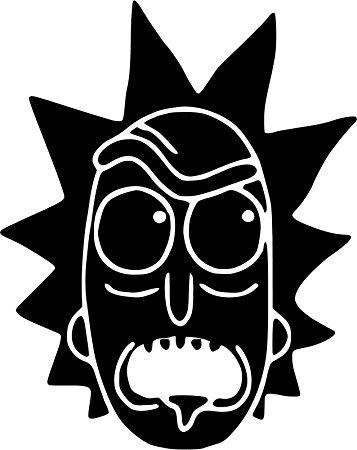 rick and morty die cut decal 55
