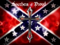 southern and proud rebel flag sticker