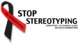 stop stereotyping with ribbon bumper sticker