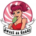 Sweet As Candy Color Window Sticker