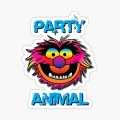 The Animal Muppet Funny Cartoon Sticker 8