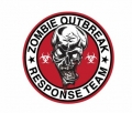Zombie Outbreak Response Team Badge Sticker