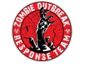 Zombie Outbreak Response Team RED CIRCLE STICKER