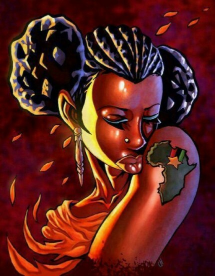 6 African Fine Art Sticker 4