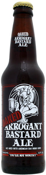 Arrogant Bastard Ale Oaked Bottle Sticker - Pro Sport Stickers