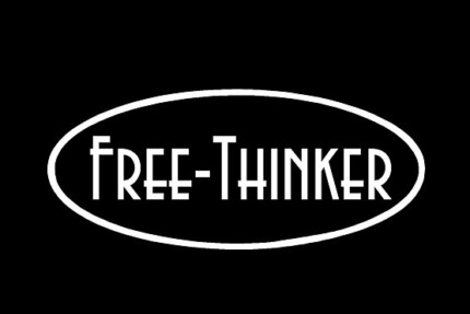 atheist decal FREE THINKER