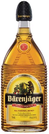 Barenjager Honey Liqueur Bottle Sticker