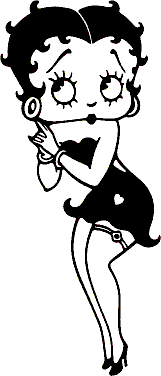 Betty Boop Decal 3