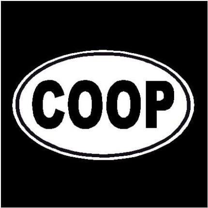 COOP Oval Decal