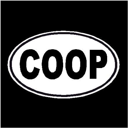 COOP Oval Decal - Pro Sport Stickers