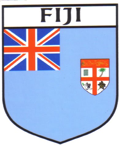 Fiji Flag Crest Decal Sticker