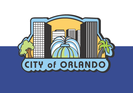 Florida Orlando City Flag Decal