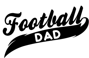 Football Dad Sport Spirit Decal